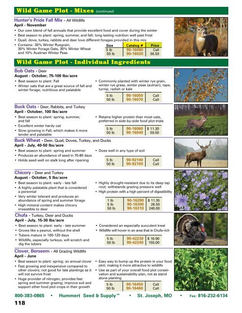 2018 Seed Catalog