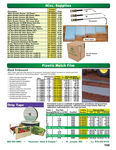 2018 Seed Catalog