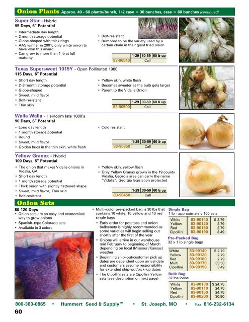 2018 Seed Catalog