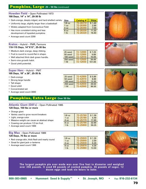 2018 Seed Catalog