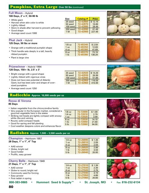 2018 Seed Catalog