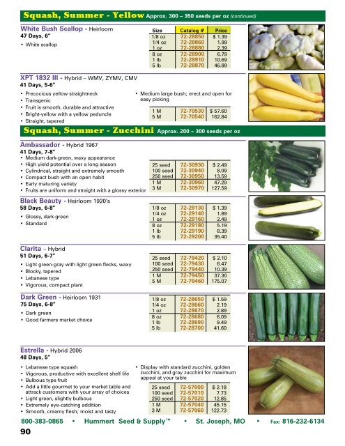 2018 Seed Catalog