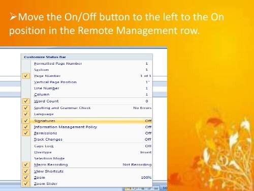 How to enable remote management in Norton products