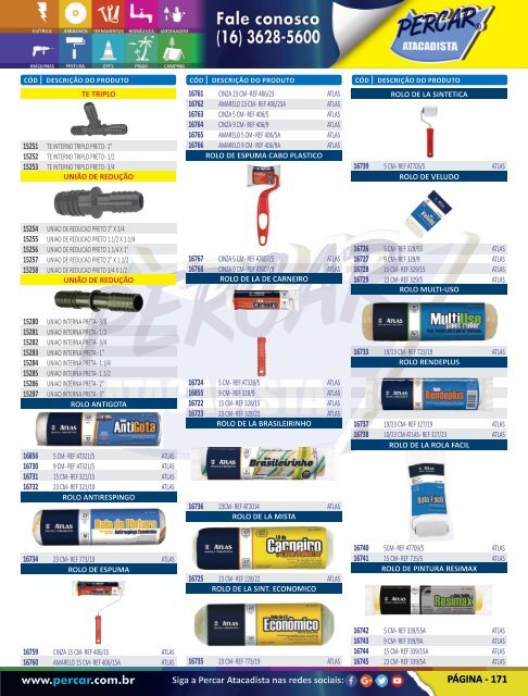 Catálogo de Produtos 2017 - Grupo Percar Atacadista