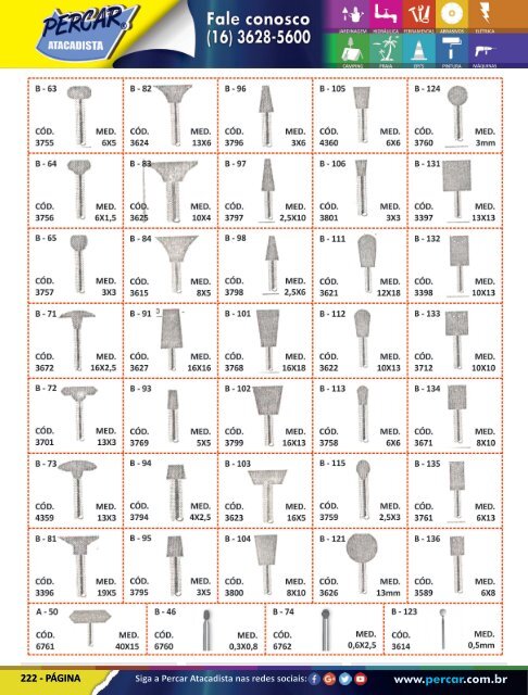 Catálogo de Produtos 2017 - Grupo Percar Atacadista