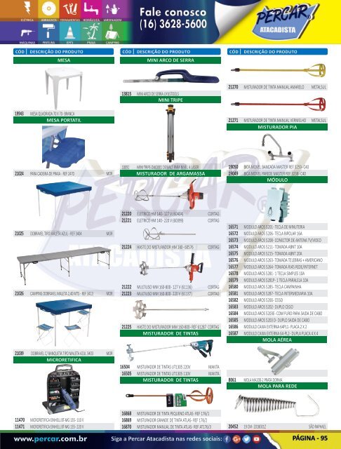 Catálogo de Produtos 2017 - Grupo Percar Atacadista