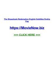 The Shawshank Redemption English Subtitles Download Free