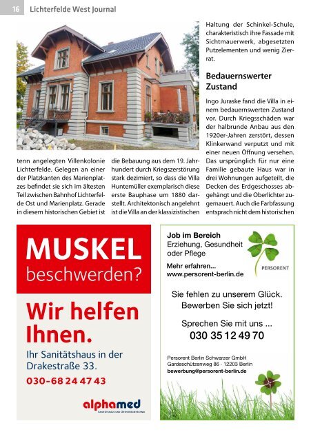 Lichterfelde West Journal Nr. 1/2018