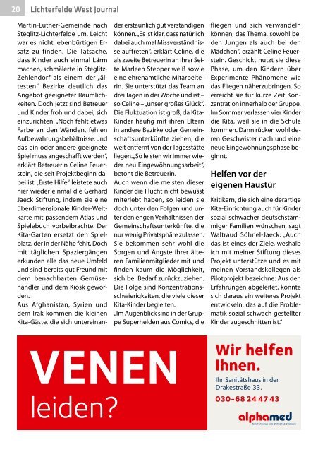 Lichterfelde West Journal Nr. 1/2018