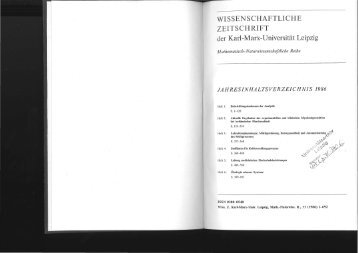 WISSENSCHAFTLICHE ZEITSCHRIFT der Karl-Marx-Universität ...