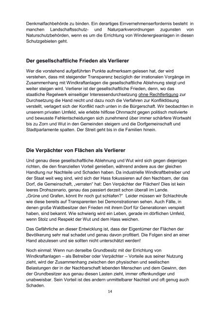 Brief von Waldbesitzern an Waldbesitzer