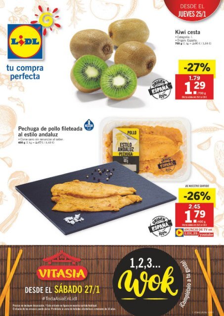 LIDL folleto ofertas del al 31 de enero 2018