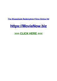 the SHAWshANk redemption FILme oNLine HD