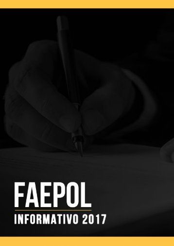 Informativo FAEPOL 2017