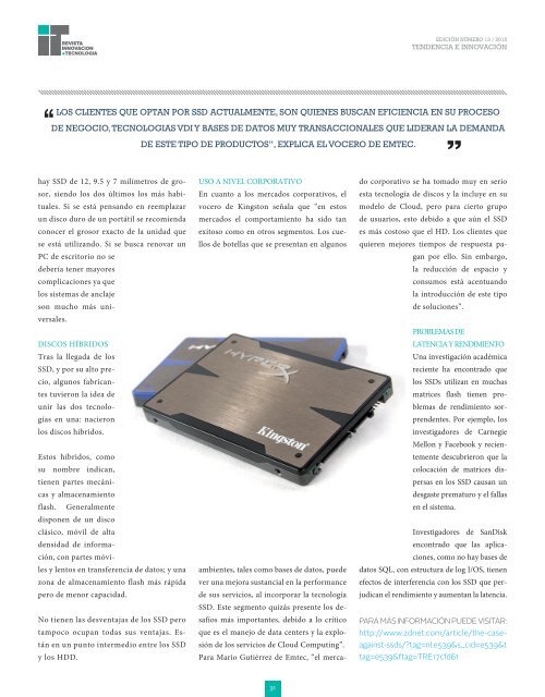 Revista Innovacion+Tecnologia ed N° 13