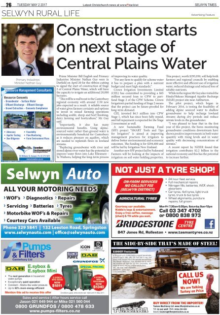 Selwyn Times: May 02, 2017