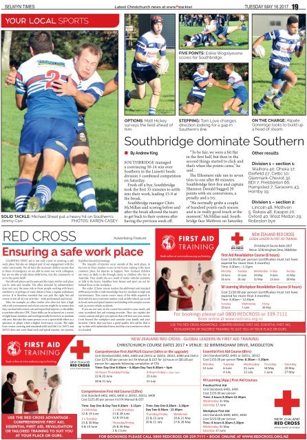 Selwyn Times: May 16, 2017