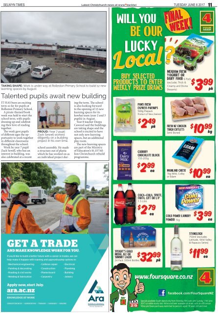 Selwyn Times: June 06, 2017