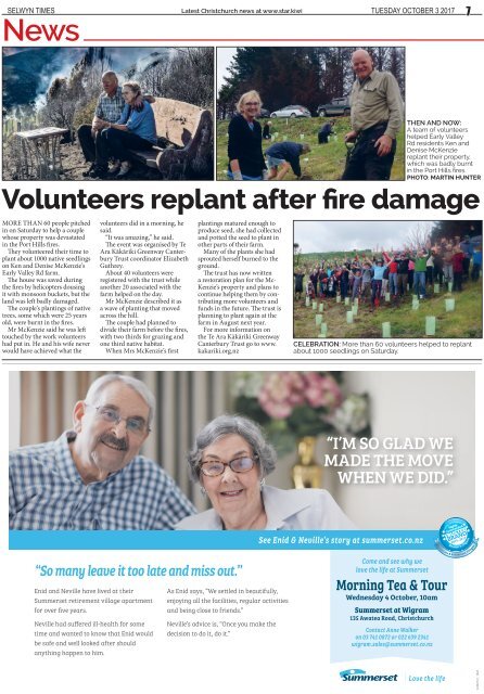 Selwyn Times: October 03, 2017