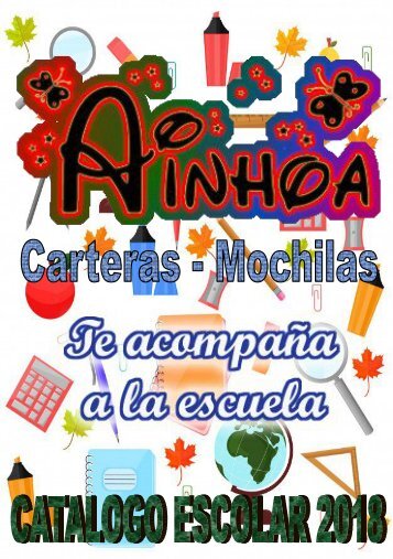 Catalogo Escolar Ainhoa 2018