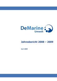Jahresbericht 2008 – 2009 DeMarine Umwelt - Brockmann Consult