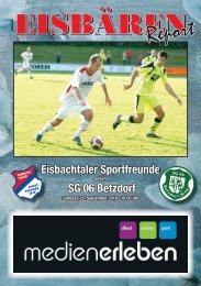 6. Ausgabe - Heimspiel gegen SG 06 Betzdorf - Sportfreunde ...