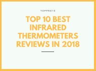 Top 10 Best Infrared Thermometers Reviews in 2018