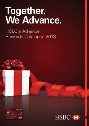 HSBC ADVANCE REWARDS CATALOG 2018