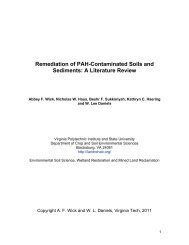 Remediation of PAH-Contaminated Soils and Sediments: A ...