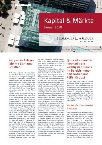 Kapital & Märkte: Ausgabe Januar 2018