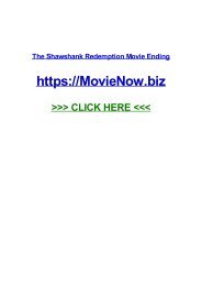 the ShawShanK RedempTIoN Movie enDiNg