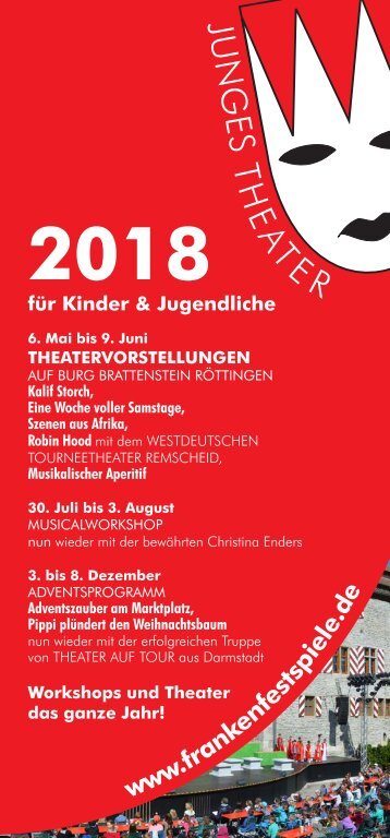 Prospekt Junges Theater 2018