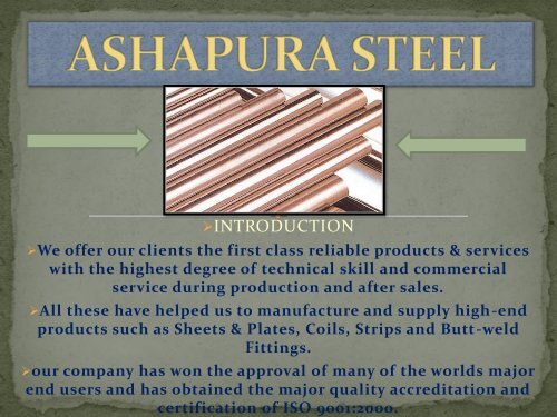 ASHAPURA STEEL