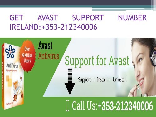 GET AVAST SUPPORT NUMBER IRELAND+353-212340006