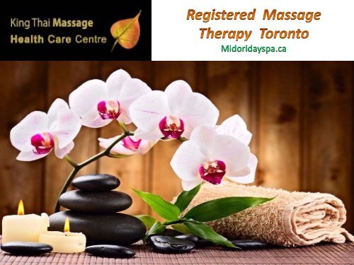 Best Registered Massage Therapy in Toronto