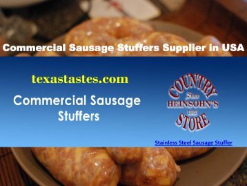 Stainless Steel Sausage Stuffer Machine Price | Best Deals