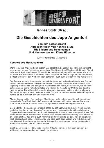 Die Geschichten des Jupp Angenfort - Kommunisten.de
