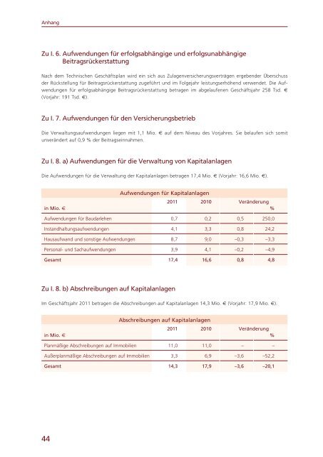 Geschäftsbericht 2011 - Pensionskasse der Mitarbeiter der Hoechst ...