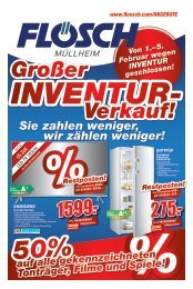 Großer Inventur-Verkauf