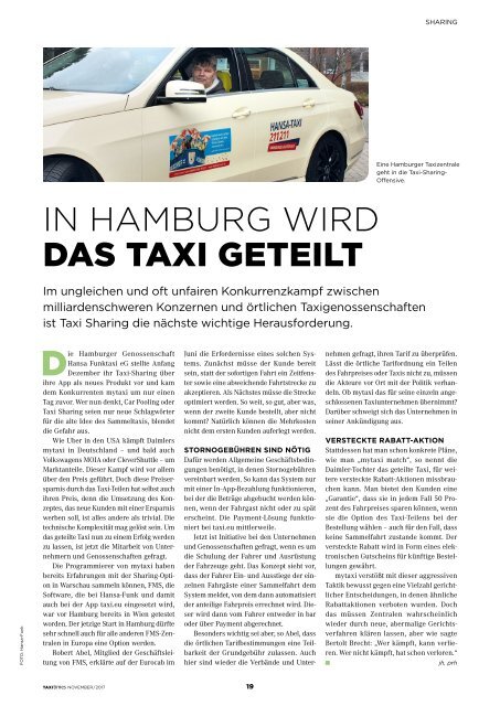 Taxi Times DACH - Januar 2018