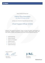 Heinz Rauchenstein Chief Digital Officer (CDO)