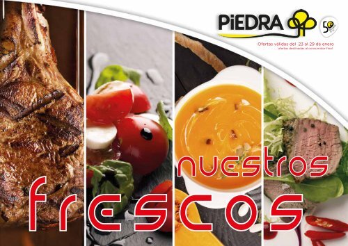 Supermercados PIEDRA ofertas frescos y pescadería hasta 29 de enero 2018