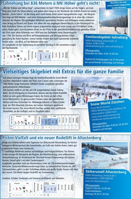 Wintersport-Arena Sauerland 2018