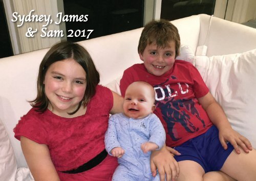 Sydney, James & Sam 2017