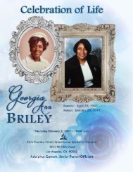 Georgia Anne Briley Memorial Progra