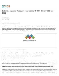 Data Backup and Recovery Market