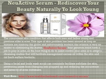  NeuActive Serum - Eliminate Dryness from the Skin