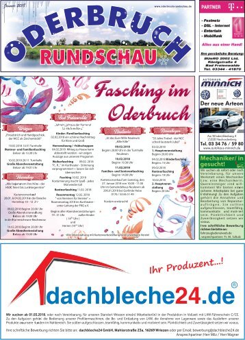 Oderbruch Rundschau Januar 2018