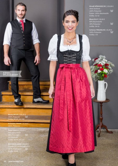 Tracht im Beruf - Großhandelskatalog 2018