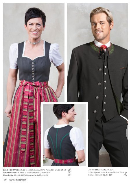 Tracht im Beruf - Großhandelskatalog 2018